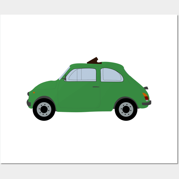 fiat 500 Wall Art by seem illustrations 